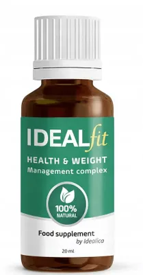 Obrázek produktu pro IdealFit kapky 20 ml – přírodní podpora pro vaše pohodlí a rovnováhu
