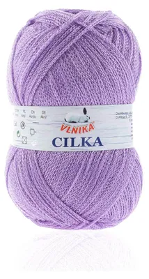 Produktbild von 100g Strickgarn CILKA by VLNIKA Klassikgarn Strickwolle Häkelgarn Sommergarn