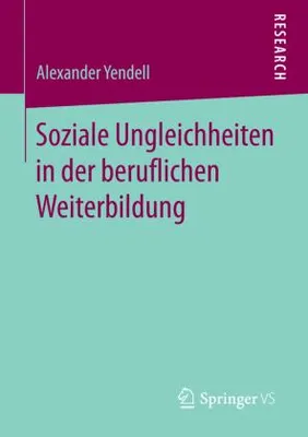 Obrázek produktu pro Soziale Ungleichheiten in der beruflichen Weiterbildung