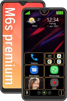 Produktbild von Beafon M6s Premium 4G Smartphone, Android 10, SOS