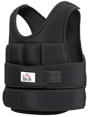 Produktbild von HOMCOM Gewichtsweste 10 KG Trainingsweste mit herausnehmenbar Gewichten