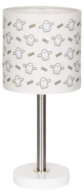 Tischleuchte, E27, 35 cm, 15 cm Schirm, weiß, inkl. Kabel