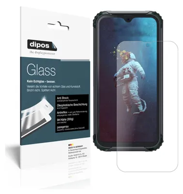 Produktbild von 2x Schutzfolie für Blackview BV5900 matt - Anti-Shock 9H Folie dipos Glass Kunststoffglas