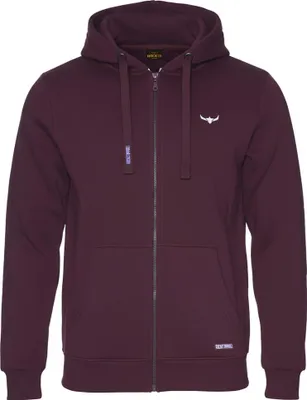 Produktbild von ROCK-IT Apparel Herren Premium Kapuzenjacke mit Reißverschluss, Größen S-5XL Burgund Rot XL