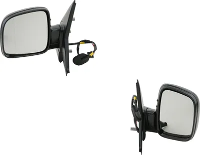 Produktbild von Johns, Außenspiegel Spiegel passend für VW Transporter T5 04/03-10/09 Set Li Re schwarz 7H1857507A 7E1857527A 7E1858553A 7H1857507A9B9 7H1857527A9B9 7