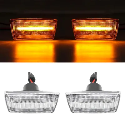 Für Opel Adam Astra H Zafira Corsa D E Insignia Meriva 2x LED Seitenblinker Weiß in der Farbe Weiß von Goingfast