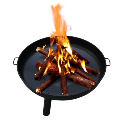 Produktbild von EINFEBEN Feuerschale mit Dreibein, feuerkoerbe-und-schalen Hochwertig Rund Feuerschalen mit Abnehmbare Beine und Griffen, Feuerstelle Ø 75 cm