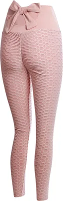 Produktbild von topschuhe24 2141 Damen Sport Tights Leggings, Farbe:Beige, Größe:L/XL