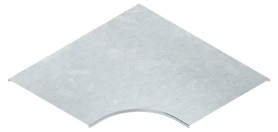 Produktbild von Niedax Deckel RESD 200, für Kabelrinnen Bogen 90°, Breite 204 mm, höhenunabhängig