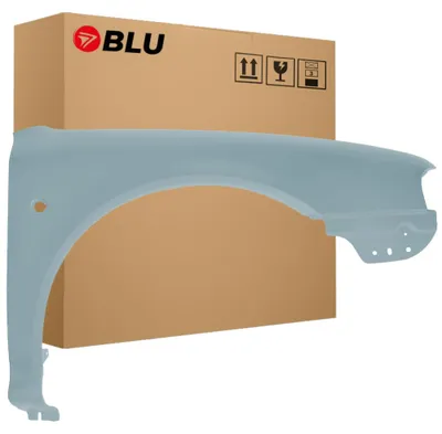 Obrázek produktu pro BLU Blatník náhrada pro Škoda Octavia I 1 ( 1U2,1U5 ) 9154 Pravý Stříbrný SatinGrau | 1997-2010 | Přední | Lakovaný | Připravený k montáži | Pozink