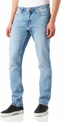 Produktbild von Jack & Jones 12204315, Blau, Jeans, Baumwolle, Elasthan, Nicht bleichen, Natürliche Trocknung, Nicht chemisch reinigen