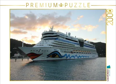 Produktbild von CALVENDO Puzzle AIDAluna Kreuzfahrtschiff 2000 Teile Puzzle quer | 2000 Teile Lege-Größe 90x67cm Foto-Puzzle für glückliche Stunden