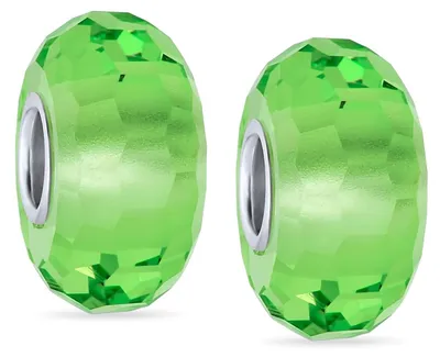 Productafbeelding van Gefacetteerde glazen bedels voor armbanden
