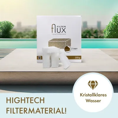 Produktbild von Filter flux GOLD Hightech Poolfiltermaterial (3-lagig)