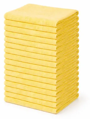 Obrázek produktu pro Sada 30 kusů mikrovláknových utěrek 38 x 38 cm, 210 g/m², suchá utěrka – barva modrá – lešticí utěrka, utěrka na údržbu automobilů, čisticí utěrka, utěrka na okna, bez chlupů, savá, utěrka na čištění, nepoškrábe, pro domácnost, auto, řemeslné práce
