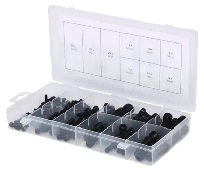 Immagine prodotto di KS TOOLS Assortimento di viti con esagono incassato metriche 106 pz - 970.0390