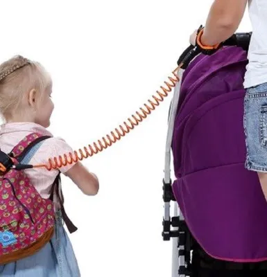 Imagen del producto de Banda para el pecho de niños con correa de seguridad, 2 metros, arnés para bebés, ideal para uso en exteriores