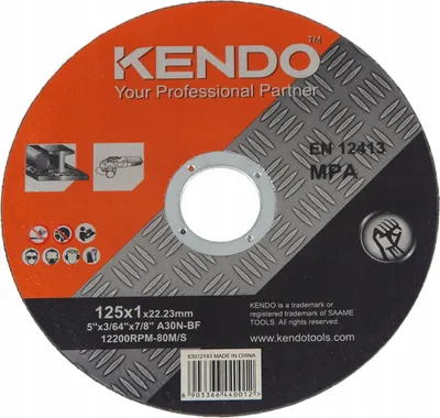 Produktbild von TARCZA Z OCIEKANEJ STALI DO CIĘCIA METALU, 125x1,0x22,23 mm