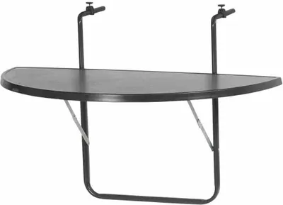 Produktbild von Balkonhängetisch 100 x 50 cm anthrazit