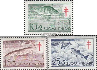 Produktbild von Briefmarken Finnland 1955 Mi 443-445 (kompl.Ausg.) gestempelt Bekämpfung der Tuberkulose