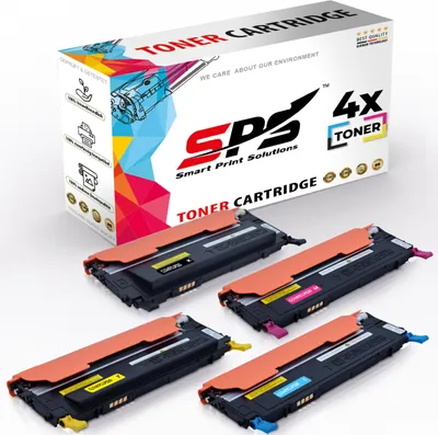 Produktbild von 4x Toners K4072S C4072S Y4072S M4072S kompatibel für Samsung CLX-3185 MFP