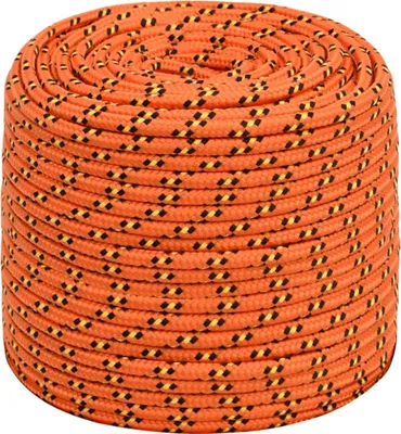 Obrázok produktu pre vidaXL Lodné lano Orange 8 mm 100 m polypropylén