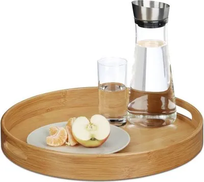 Produktbild von Serviertablett Bambus rund