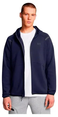 Produktbild von Under Armour Unstoppable Fleece Eu Reißverschlusspullover Blau S / Regular Mann Blau S