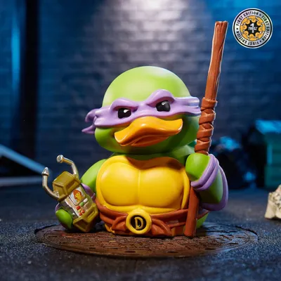 Productafbeelding van Teenage Mutant Ninja Turtles Tubbz PVC-figuur, Donatello, verpakte editie, 10 cm