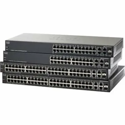 Produktbild von Cisco SG300-52P, Managed, L3, Gigabit Ethernet (10/100/1000), Power over Ethernet (PoE)