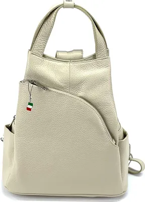 Produktbild von Florence Leder Rucksack Cityrucksack beige OTF613C