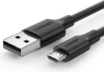 Produktbild von Kabel UGREEN, USB auf Micro USB, QC 3.0, 2,4A, 1,5m - Schwarz