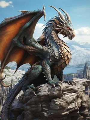 Produktbild von Famanu 5D Diamond Painting Kit Drache - DIY Set für Wanddekoration 30x40 cm