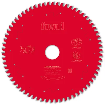 Produktbild von Freud Kreissägeblatt für Aluminium NE-Metall 210x2,0/1,4x30mm 66Zähne FR15A001TC