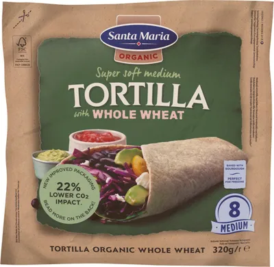Produktbild von Santa Maria Tortilla Vollkorn, 320 Gramm