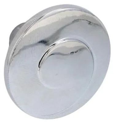 Produktbild von Knopf für Möbel, aus Zamak, Durchmesser 30 mm, poliertes Chrom