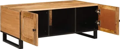 Immagine prodotto di vidaXL Tavolino in rovere Artisan 100 x 54 x 40 cm in legno massiccio di mango