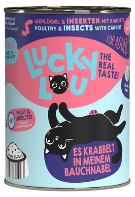 Produktbild von Lucky Lou Lifestage Adult Geflügel & Insekten 6x 400 g