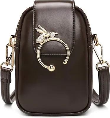 Produktbild von Handy Schultertasche, Kleine Damen Umhängetasche mit Kopfhöreranschluss, Crossbody Handtasche für Damen, Frauen, Mädchen