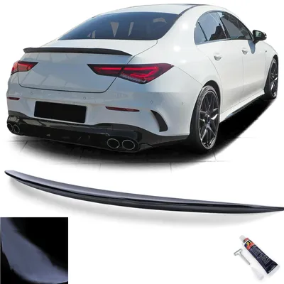 Produktbild von Heckspoiler Spoilerlippe schwarz glänzend für Mercedes CLA C118 ab 2019