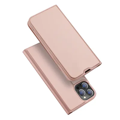 Zdjęcie produktu dla Dux Ducis Skin Pro kabura etui pokrowiec z klapką iPhone 13 Pro różowy