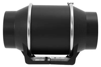 Produktbild von Lüfter - Kanalventilator 150Pa 35W 220V - Abluftventilator 2600rpm - Für Küche Bad Keller - Schwarz