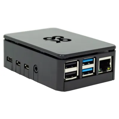 Image de Okdo Boîtier ABS pour Raspberry Pi 4 - couleur : noir