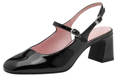 Imagen del producto de Sandalia plana con tiras "Tamaris" de color negro