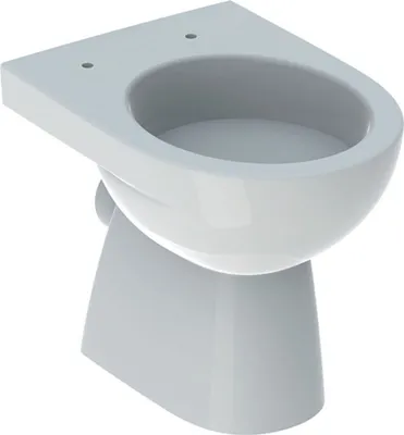 Produktbild von Geberit Stand-Tiefspül-WC RENOVA Abgang horizontal, teilgeschlossen weiß 500810012