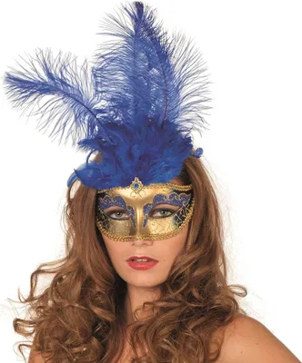 Produktbild von Maske Venezia gold-blau