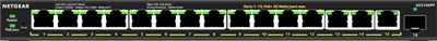 Immagine prodotto di Switch NETGEAR 16x GE GS316EPP-100PES PoE+ Gigabit 231W 1SF (GS316EPP-100PES)