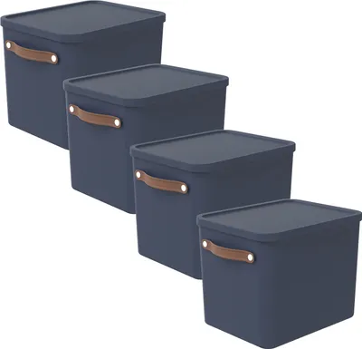 Produktbild von Aufbewahrungsbox 27L Maloja - Kunststoffbox mit Deckel - Stapelbox 40,0 x 29,0 x 29,5 cm - Plastikbox Ordnungsbox Allzweckkiste