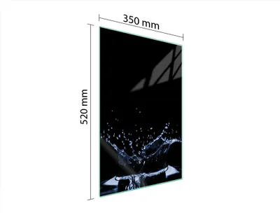 Obrázek produktu pro Skleněná krájecí deska 35x52 voda