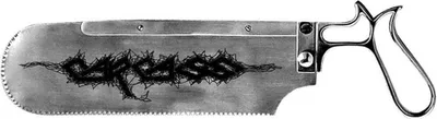 Obrázek produktu pro Carcass - pila - odznak - zinková slitina RO10034 (jedna velikost) (stříbrná/černá)